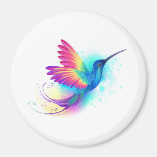 Exotic Rainbow Hummingbird Magnet