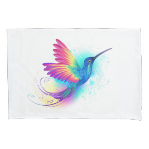 Exotic Rainbow Hummingbird Pillowcase