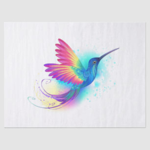 Exotic Rainbow Hummingbird Tissue Paper