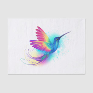 Exotic Rainbow Hummingbird Tissue Paper
