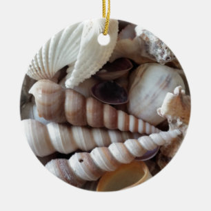 Exotic Seashells Collection, Summer Beach Ceramic Tree Decoration