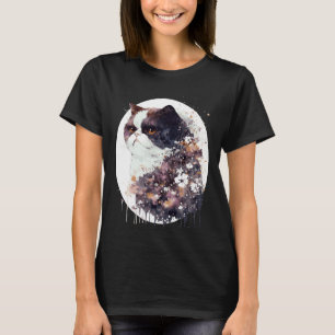 Exotic Shorthair Cat Japanese Cherry Blossom Sakur T-Shirt