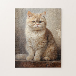 Exotic Shorthair cat Jigsaw Puzzle