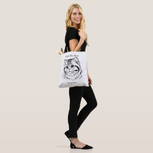 Exotic Shorthair Portrait Tote Bag