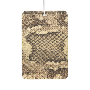 Exotic snake skin animal print pattern modern bold car air freshener