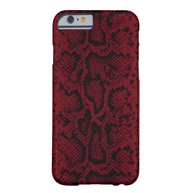 Exotic Snakeskin Pattern | burgundy Case-Mate iPhone Case (Back)