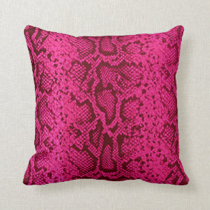 Exotic Snakeskin Pattern   fuchsia Cushion