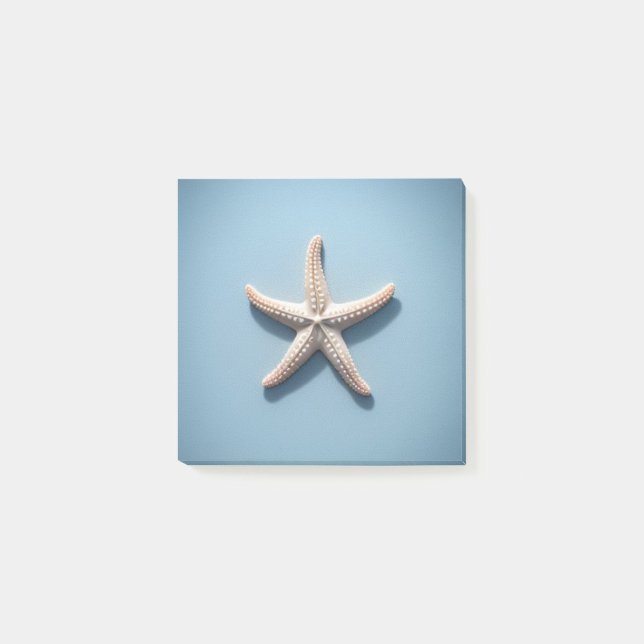 Exotic Starfish with Blue Background Post-it Notes (Front)