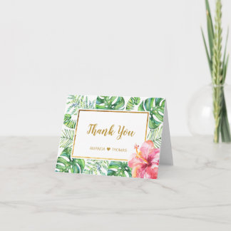 Exotic Thank You Card