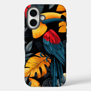 Exotic Toucan Feathers Phone Case