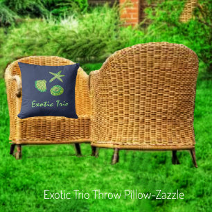 Exotic Trio   Cushion