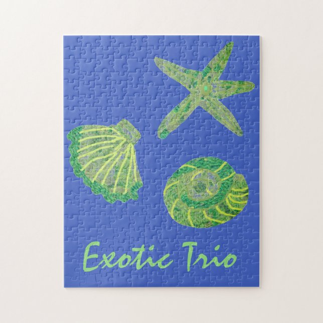 Exotic Trio Jigsaw Puzzle (Vertical)