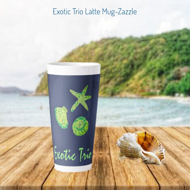 Exotic Trio  Latte Mug (Creator Uploaded)