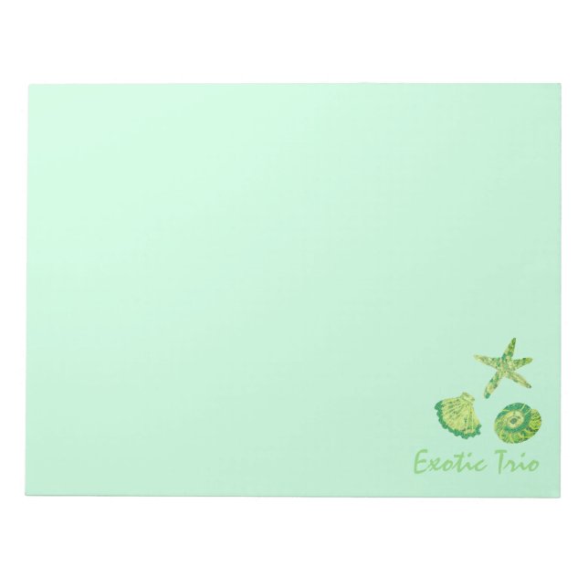 Exotic Trio  Notepad (Front)