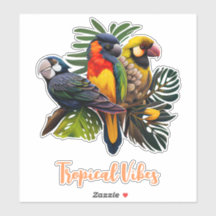 Exotic Tropical Colourful Cutomizable Birds