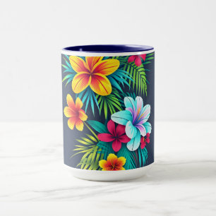 Exotic Tropical Flowers Mug