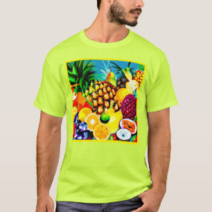 Exotic Tropical Fruits Painting. Buy Now T-Shirt