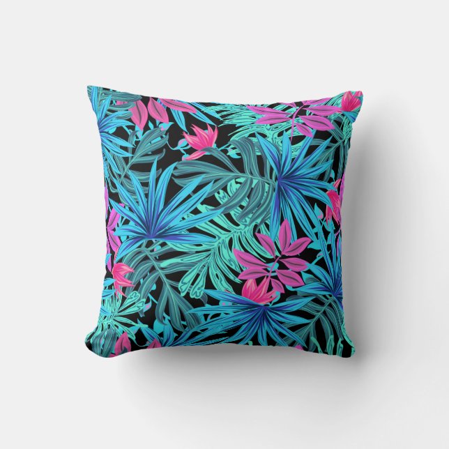 Exotic Tropical Garden Cushion (Front)