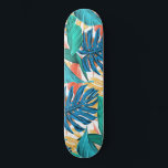 Exotic Tropical Leaves Skateboard<br><div class="desc">Exotic Tropical Leaves</div>