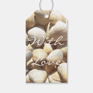 Exotic Tropical Sea Shell Summer Beach Photography Gift Tags