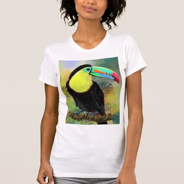 Exotic Tropical Toco T-Shirt - Toucan Bird (Front)