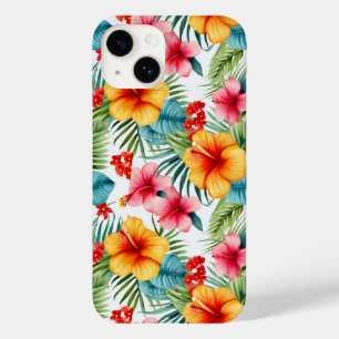 Exotic Watercolor Hawaiian Floral Case-Mate iPhone 14 Case
