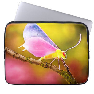 Exotic Winged Beauty Design Laptop Sleeve