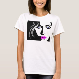 EXOTIC WOMAN FACE ART T-Shirt