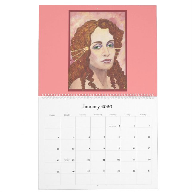 Exotic Women Calendar (Jan 2026)