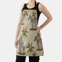Exotic Zebras & Palm Trees