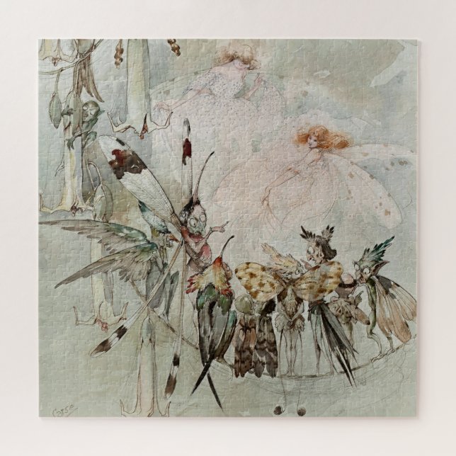 “Exotics at Play” by A Duncan Carse Jigsaw Puzzle (Horizontal)