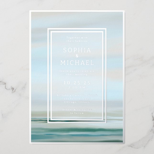 exp Wedding Invite Photo Template  (Front)