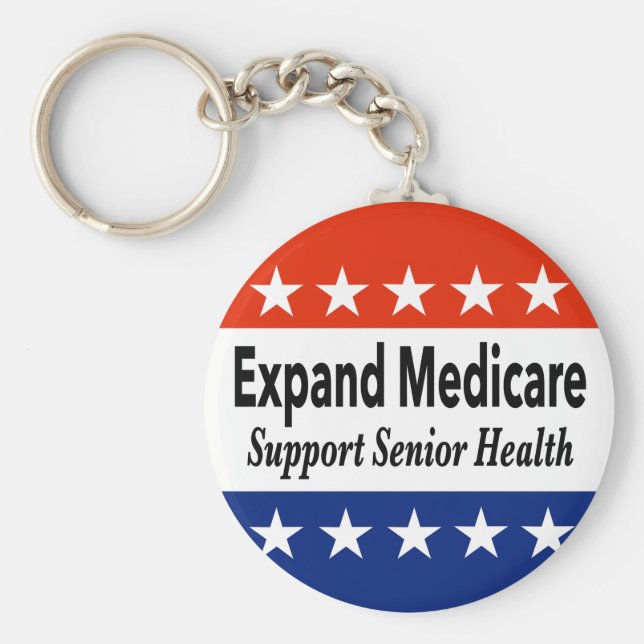 Expand Medicare to Support Senior Health Key Ring (Front)