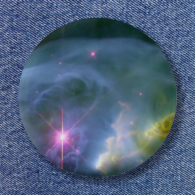 Expanding Bubble Celestial Space Photo 6 Cm Round Badge (Expanding Bubble Pinback Button)