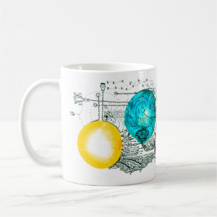 Expanding Multiverse Colorful Abstract Art Coffee Mug