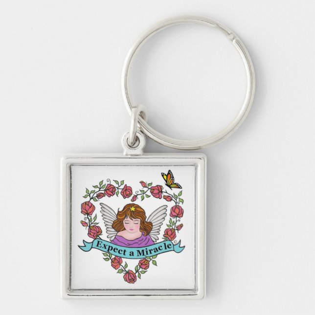 Expect a Miracle Key Ring (Front)