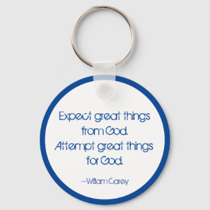 Expect Great Things Key Ring