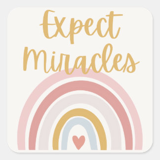 Expect Miracles Sticker