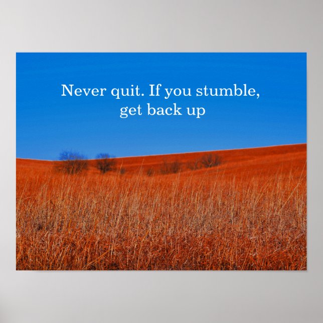 Expect Recovery Motivational Poster (Front)