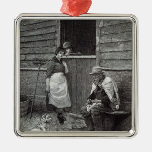 Expectancy, from 'Leisure Hour', 1888 Metal Tree Decoration