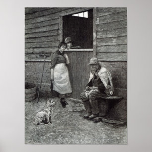 Expectancy, from 'Leisure Hour', 1888 Poster