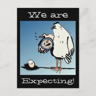 Expectant Chicken Baby Announcement