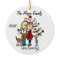 Expectant Couple with Toddler Boy/Dog Ornament