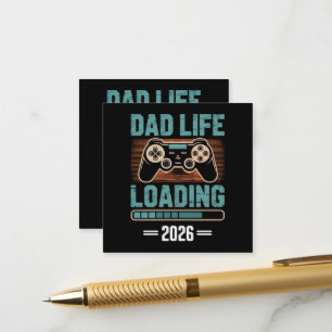 Expectant Father Dad Life Loading 2026 Enclosure Card