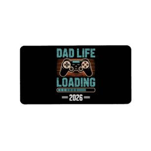 Expectant Father Dad Life Loading 2026 Label