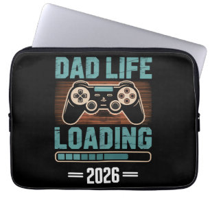 Expectant Father Dad Life Loading 2026 Laptop Sleeve