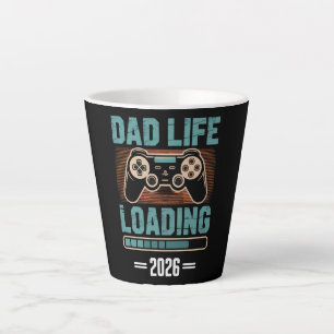 Expectant Father Dad Life Loading 2026 Latte Mug