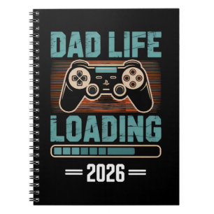 Expectant Father Dad Life Loading 2026 Notebook