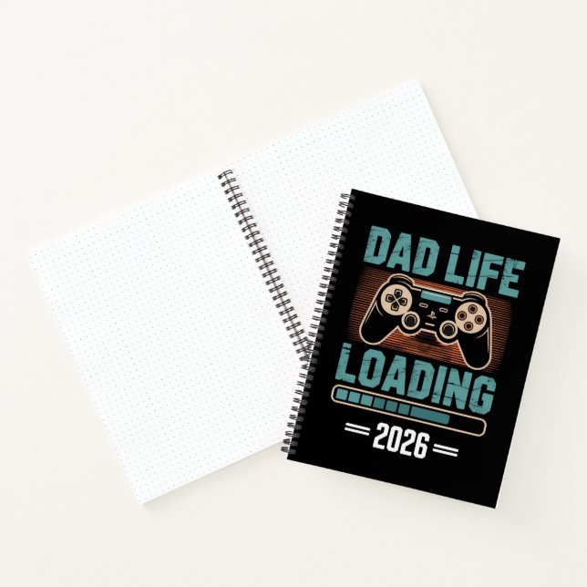 Expectant Father Dad Life Loading 2026 Notebook (Inside)