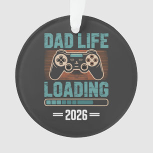 Expectant Father Dad Life Loading 2026 Ornament